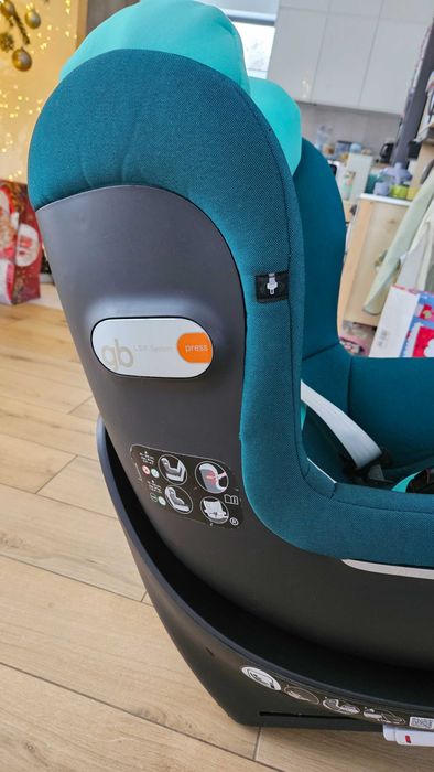 GB Vaya i-Size Cybex Fotelik 0-18kg obrotowy zadbany baza 360° zielony