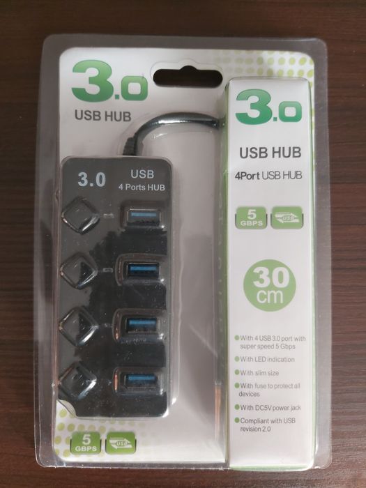 Rozgałęźnik USB, nowy.