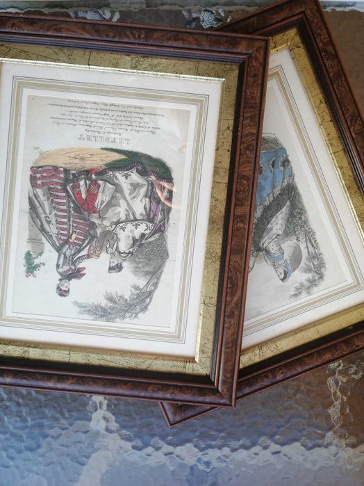 Quadros vintage com moldura