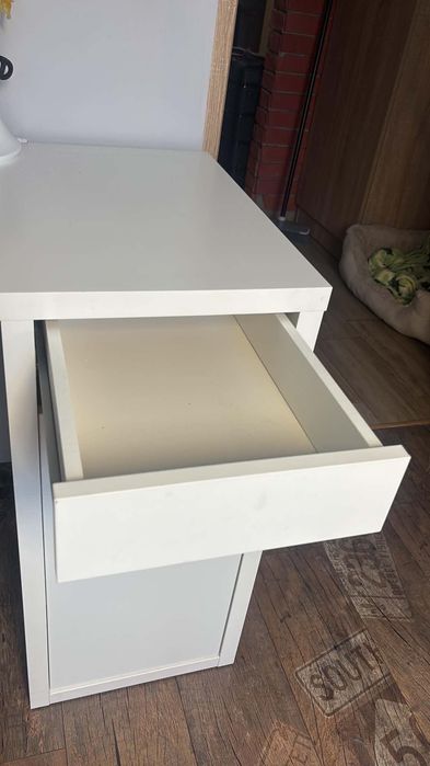 biurko ikea białe