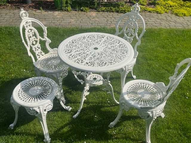 Meble ogrodowe zestaw - stan bardzo dobry