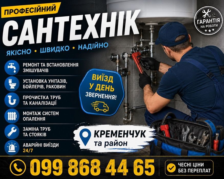 Послуги майстра сантехніка