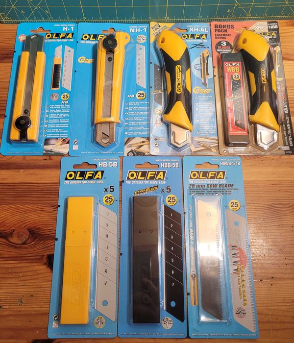 Нож OLFA стандарт лезвия 25мм Extra Heavy-Duty  для тяжелых работ