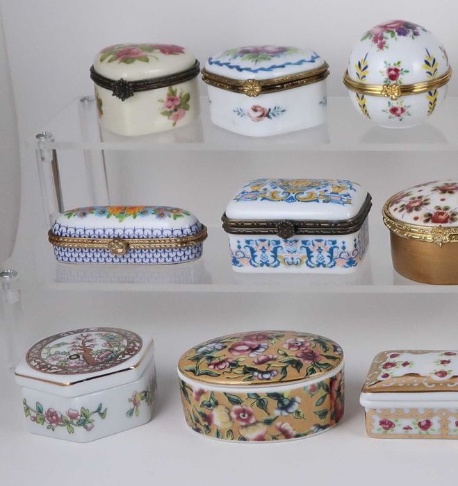 Caixas de joias em porcelana, CADA