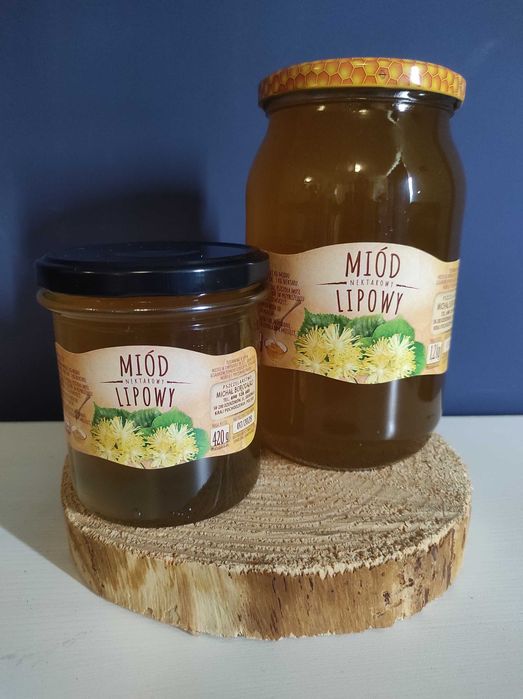 Miód lipowy z własnej pasieki