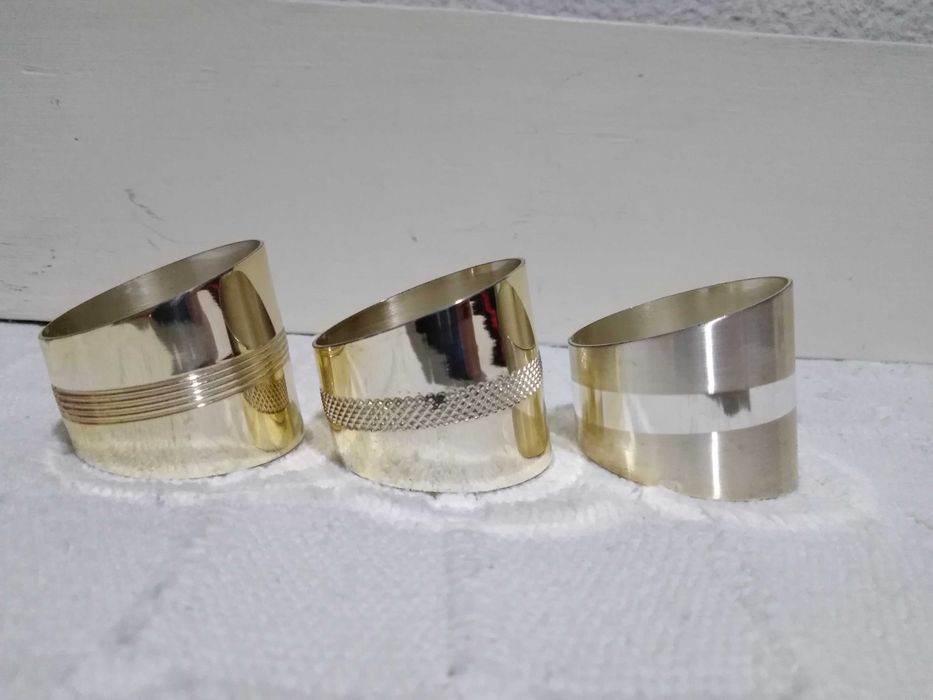 Conjunto Guarda Guardanapos Argola Metal64575275080451124