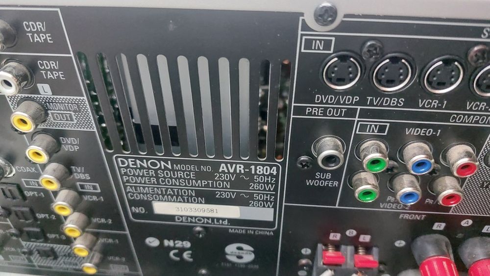 Denon avr 1804 ресивер 12 кг