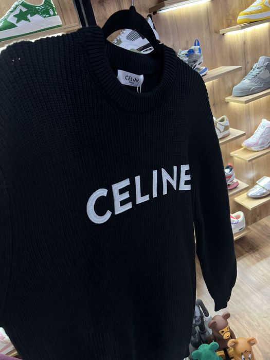 Светр Cline Селін Black Khaki Logo