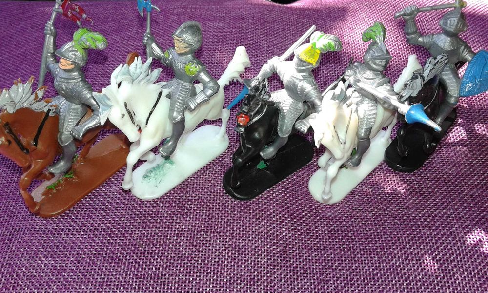 5 Cavaleiros Medievais, Anos 60 - Made in West Germany