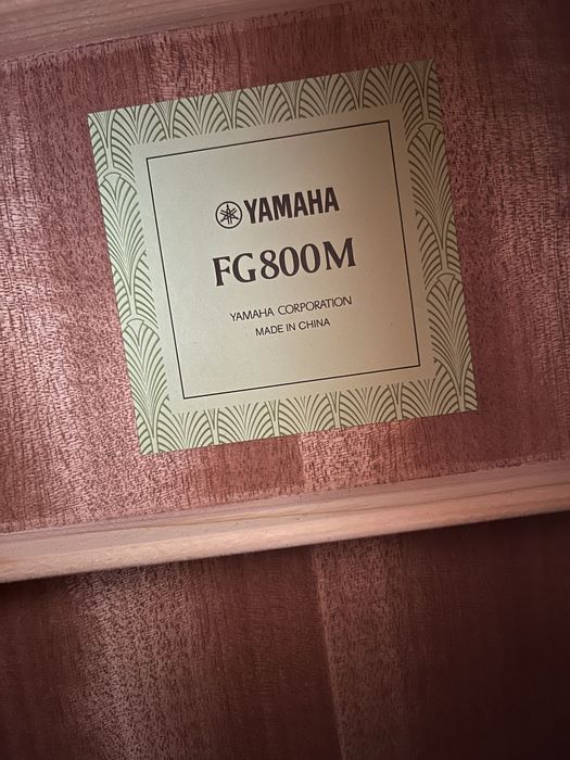 Guitarra Acústica Yamaha FG 800 M Natural