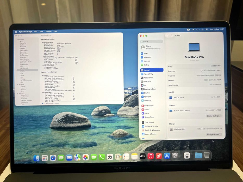 MacBook Pro (16'', 2019) / Intel i7 / 16Gb RAM / 512Gb SSD / A2141