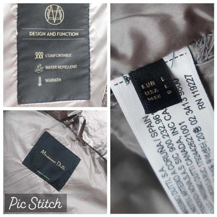 Жіноча куртка пуховик massimo dutti