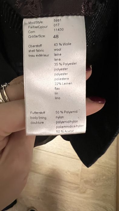 Roy Robson płaszcz elegancki wiosna/jesień rozm. 48