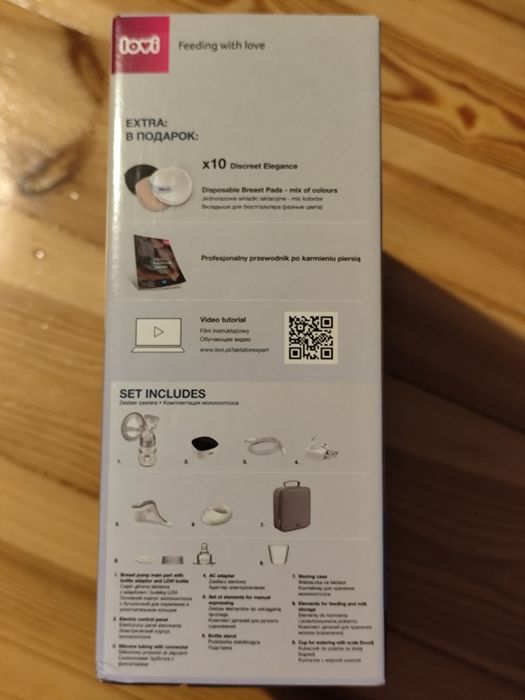 Laktator elektryczny dwufazowy Expert 3d pumping Lovi karmienie piersi