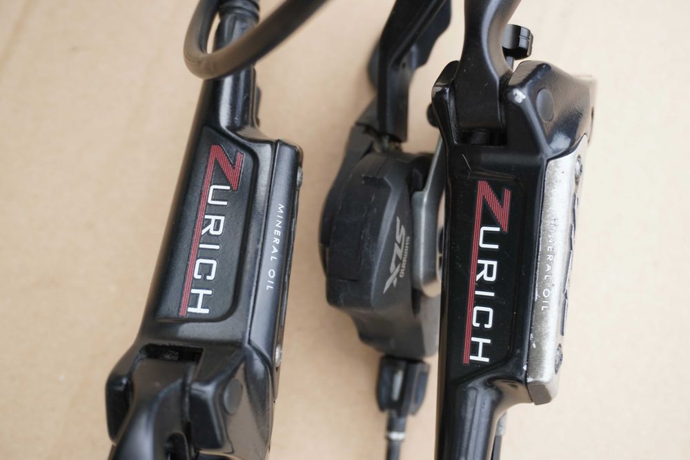 Komplet Hamulce 4-tłoczkowe TRP Zurich E-Bike Specialized Vado | Czujnik Brose | 693g