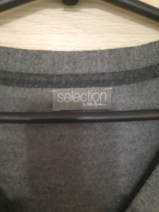 Ulla Popken Selection śliczny cienki sweterek  100% wełna merino 58-60