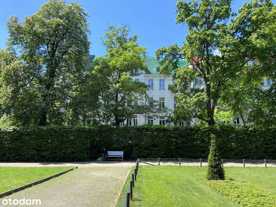 Łazarz mieszkanie kamienica 50m² 3,7m wysokości widok na Park Wilsona
