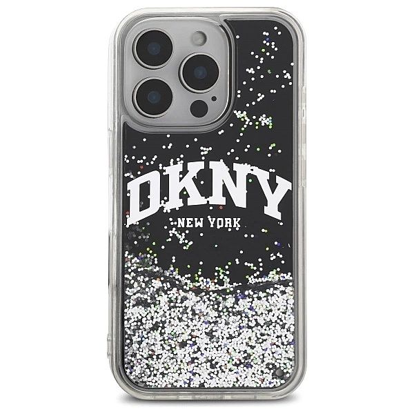 DKNY DKHCP16LLBNAEK iPhone 16 Pro 6.3" czarny/black hardcase Liquid Gl