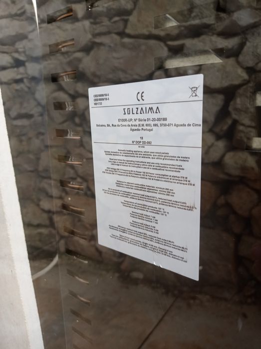 Salamandra aquecimento Solzaima a pellets