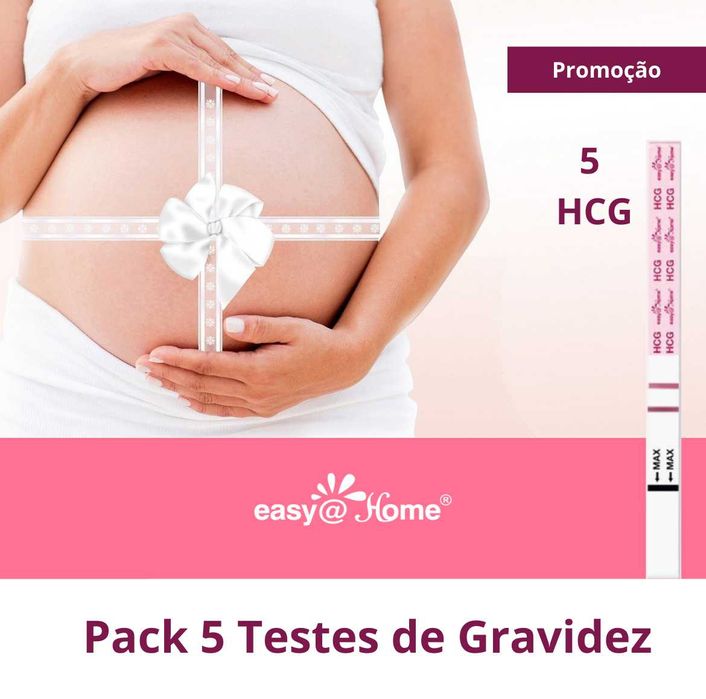 5 Testes de Gravidez (Melhor Marca do Mercado) Portes Grátis