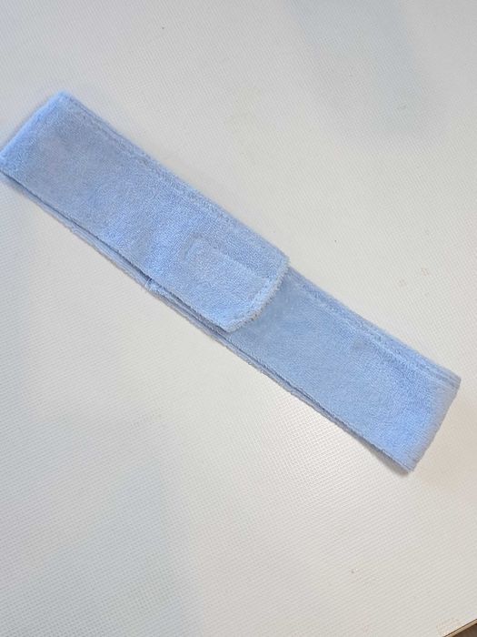 opaska kosmetyczna frotte niebieska