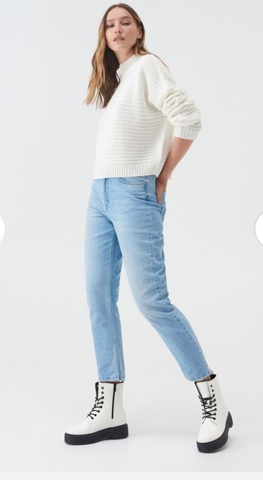 Jeansy mam 34 XS Sinsay mom Fit Basic