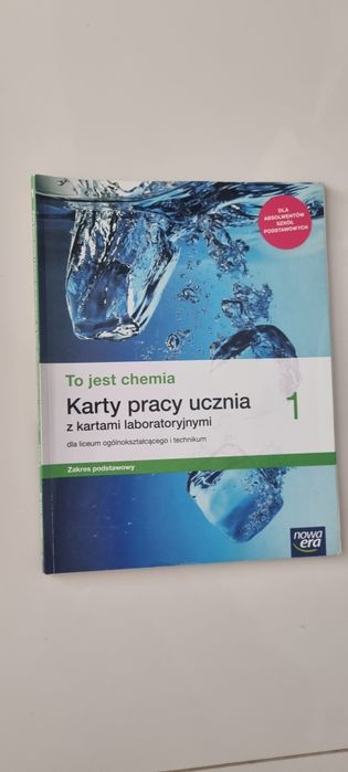 Karty pracy ucznia to jest chemia 1 zakres podstawowy