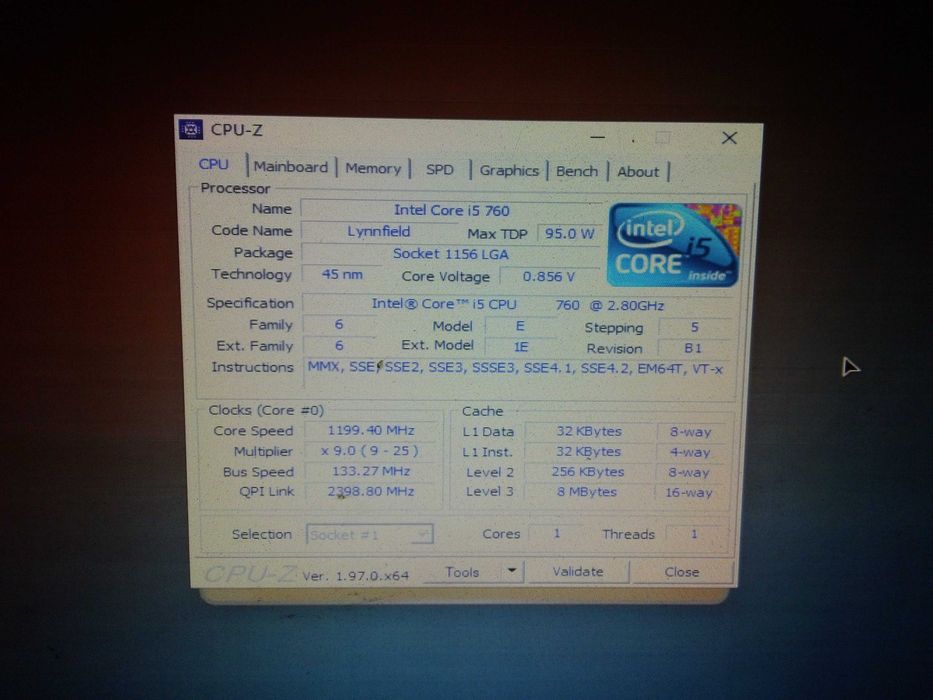 Мат. плата SuperMicro X8SIA LGA1156 Процессор i5-760