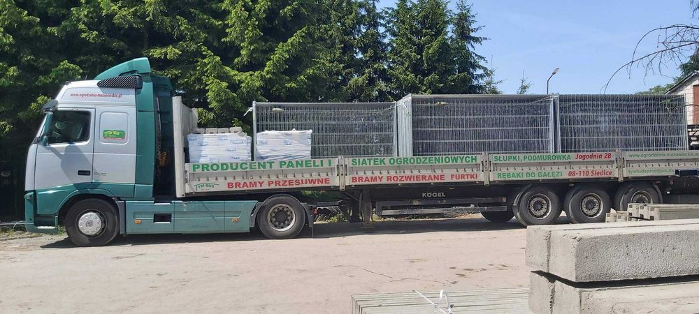 Ogrodzenie Tymczasowe Budowlane KOMPLET panel/stopa/obejma PRODUCENT