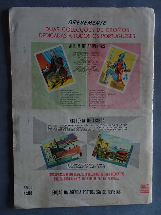 Caderneta de cromos A Volta ao Mundo em 80 dias (faltam 22 cromos)