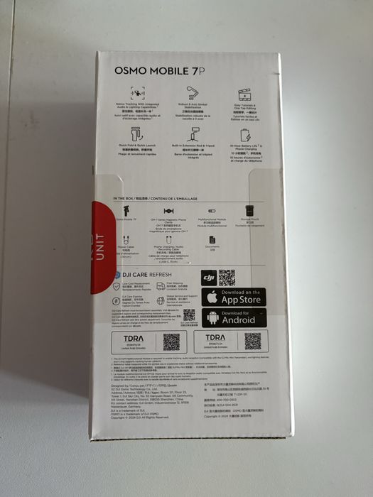 DJI Osmo mobile 7P NOVO selado em caixa com garantia