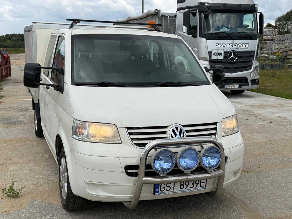 Volkswagen T5 2.5TDI Pickup 4-motion ciężarowy