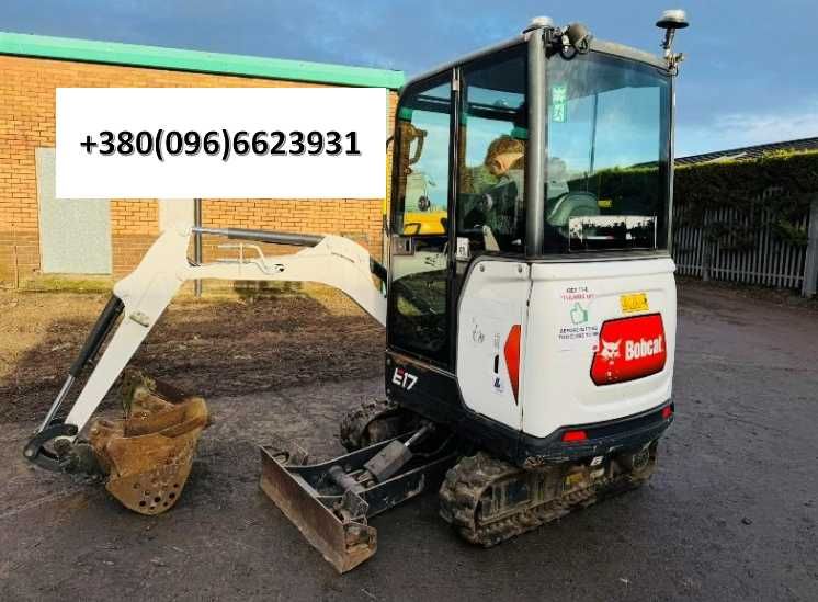 Міні екскаватор BOBCAT E17 *759 ГОДИН*РІК 2022*