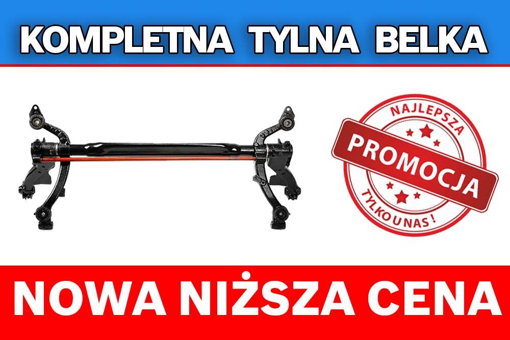 Tylna belka oś Peugeot 206 - 3 lata gwarancji PROMOCJA