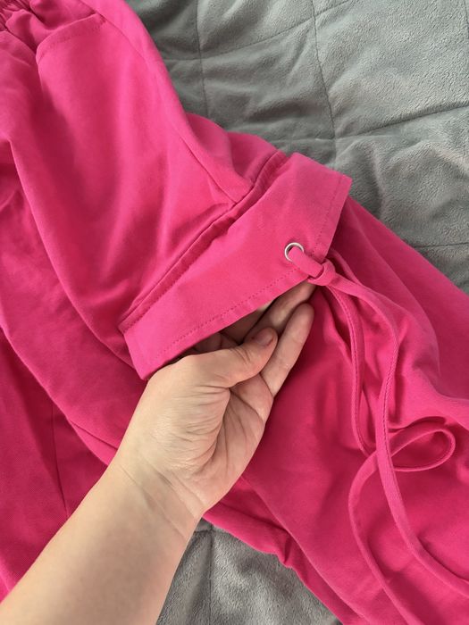 Штани Карго яскраво рожевого кольору