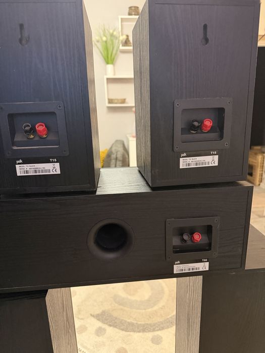 Kolumny Polk Audio 2xT50 2xT15 1xT30
