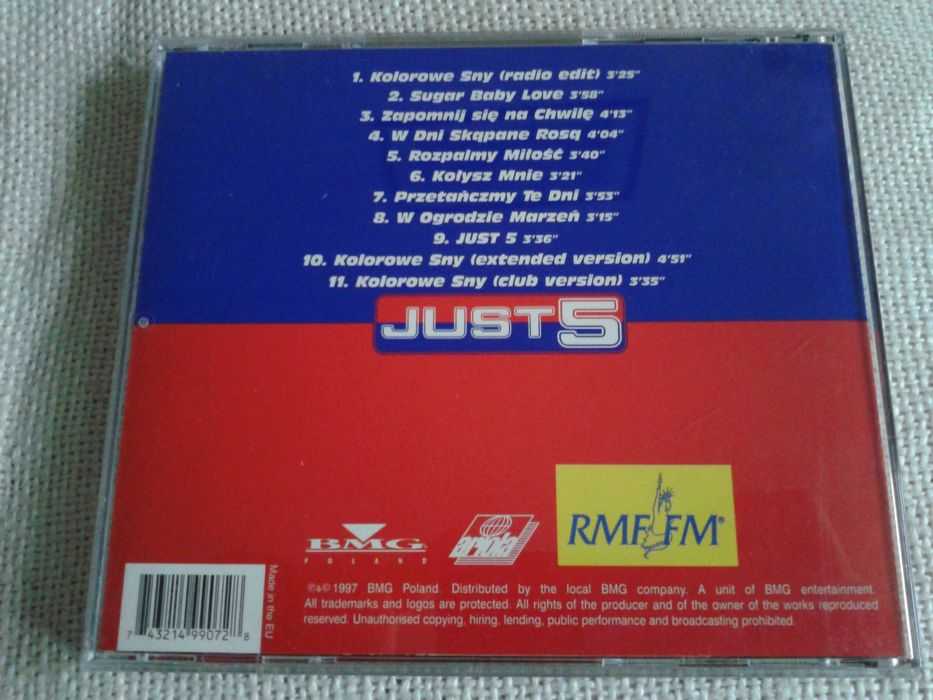 Just 5 – Kolorowe Sny  CD