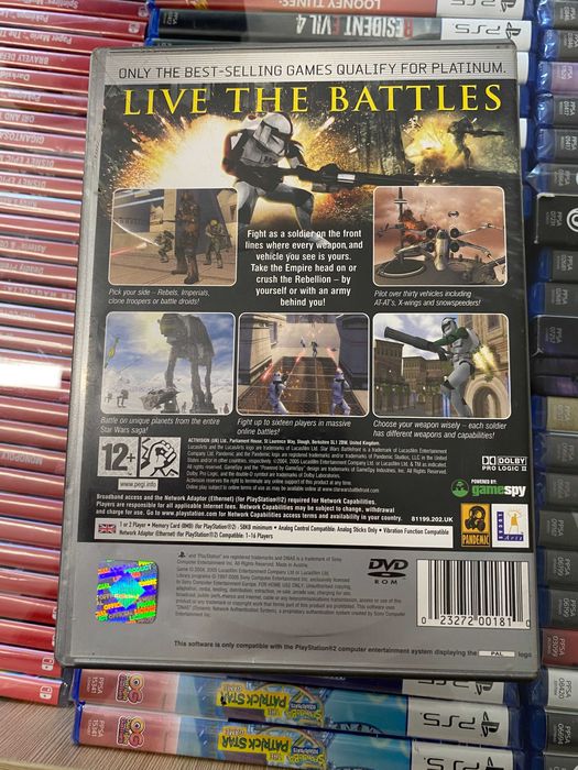 Star Wars: Battlefront (2004) [PS2] Platinum