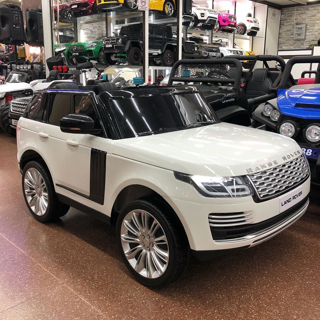 Детский электромобиль двухместный Range Rover на аккумуляторе + пульт ...