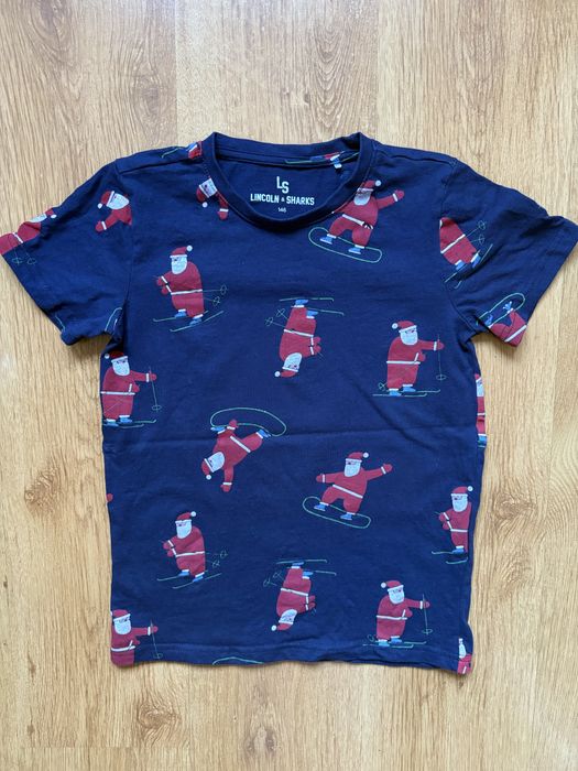 Koszulka t-shirt świąteczny Mikołaje