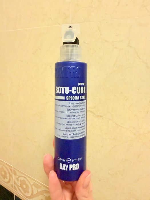 Spray, champô e máscara KAYPRO