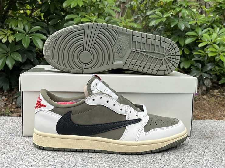Travis Scott x Air Jordan 1 Low OG Olive Green 36-46