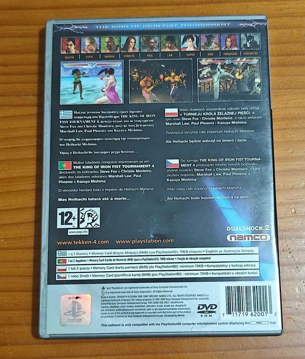Tekken 4 ps2 - Com Manual