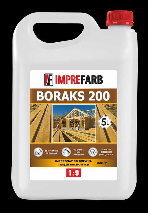 Impregnat do drewna konstrukcyjnego - koncentrat - BORAKS 200