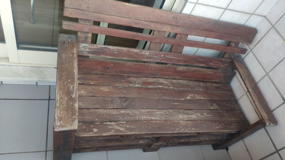 Banco em paletes