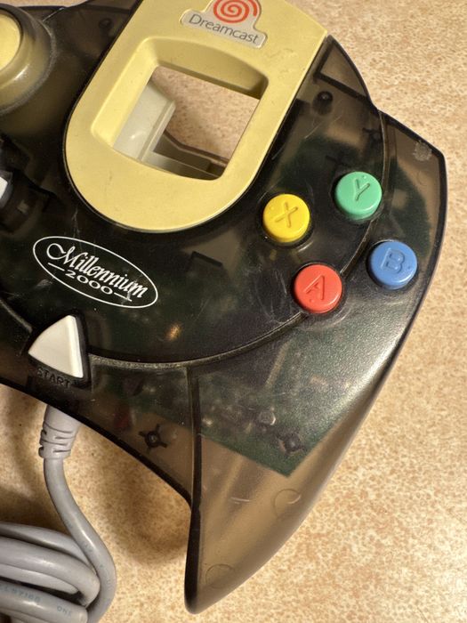 Kontroler pad do Sega Dreamcast - czarny limitowany Millenium 2000