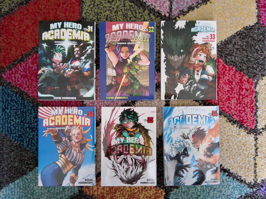 Mangi "My Hero Academia" - tomy 1-36