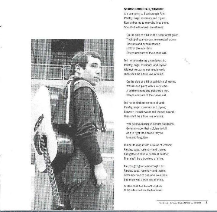 Simon & Garfunkel - - - - - Parsley, Sage, Rosemary and Thyme - - - CD