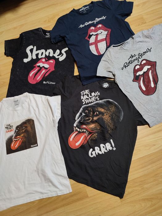 Футболки Impericon, Rage, Kiss, Rolling Stones, Lynyrd Skynyrd, i ін