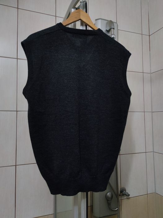 sweter sweterek XL Bexleys wełna wełniany elegancki bezrękawnik materi